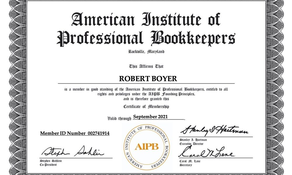 Robert Boyer American Institute of Professional Bookkeepers